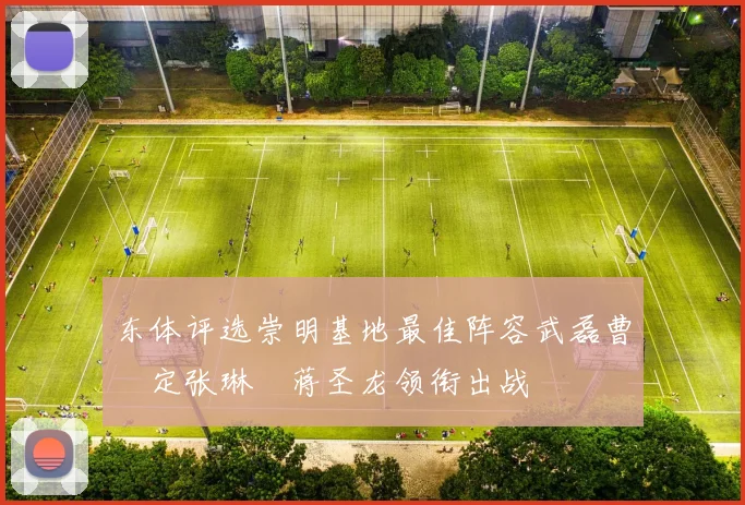 东体评选崇明基地最佳阵容武磊曹赟定张琳芃蒋圣龙领衔出战