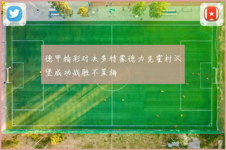 德甲精彩对决多特蒙德力克霍村汉堡成功战胜不莱梅